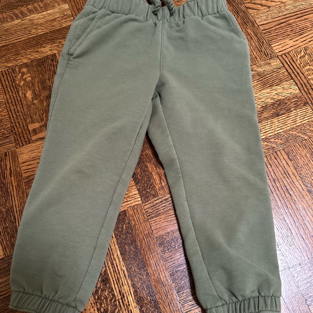 GAP Kids olive Green Joggers.